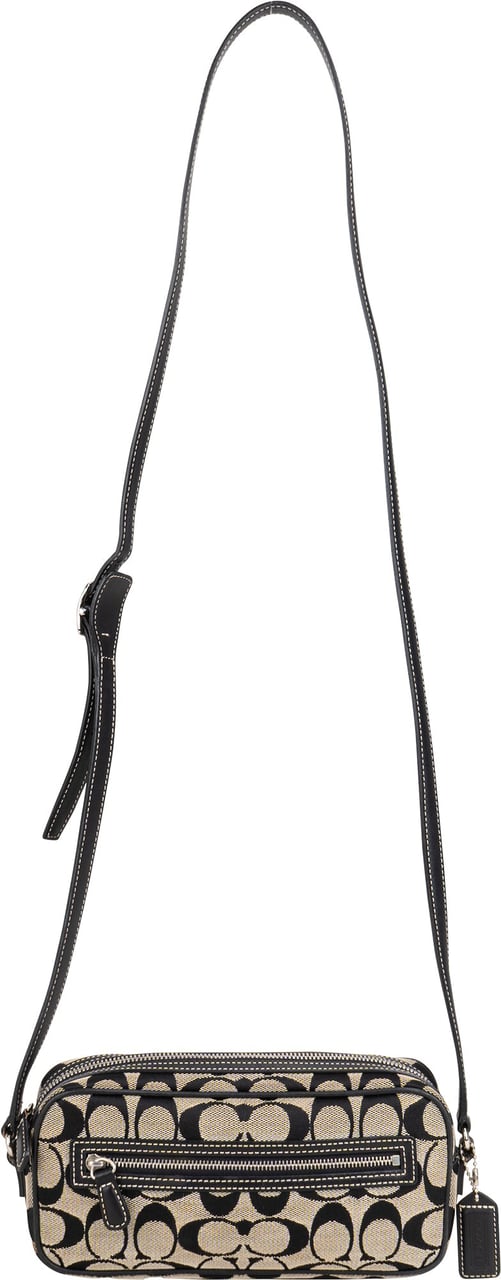 Coach Coach Monogram Crossbody Bag Zwart