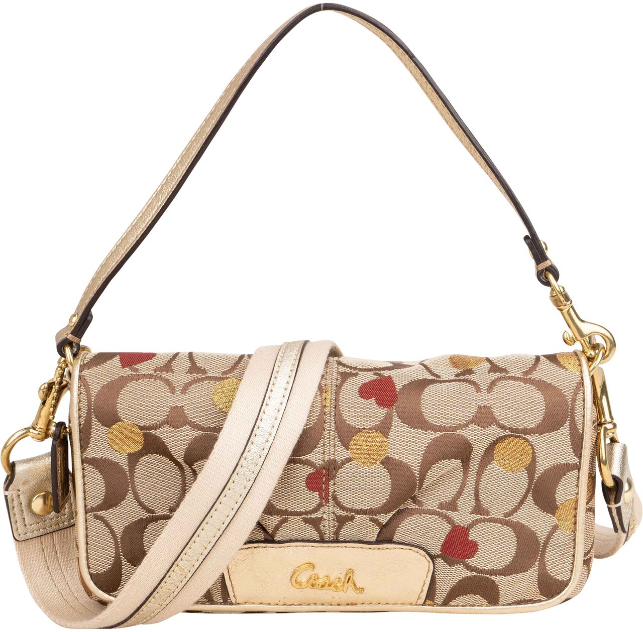 Coach Coach Classic Monogram Mini Handbag Bruin