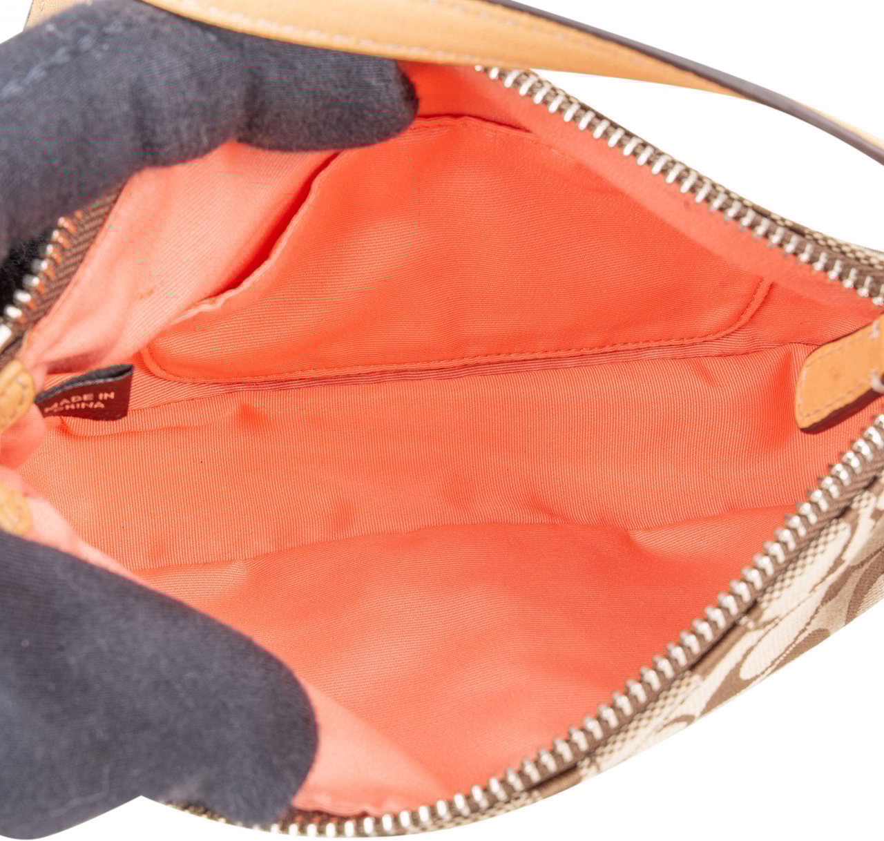 Coach Coach Classic Monogram Mini Handbag Bruin