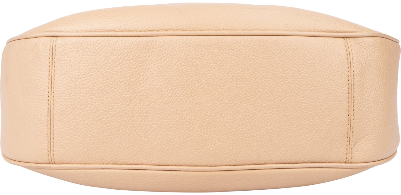 Coach Coach Leather Harley Shoulder Bag Beige