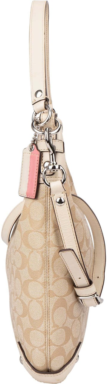 Coach Coach Canvas Mongram Chelsea Shoulder Bag Beige