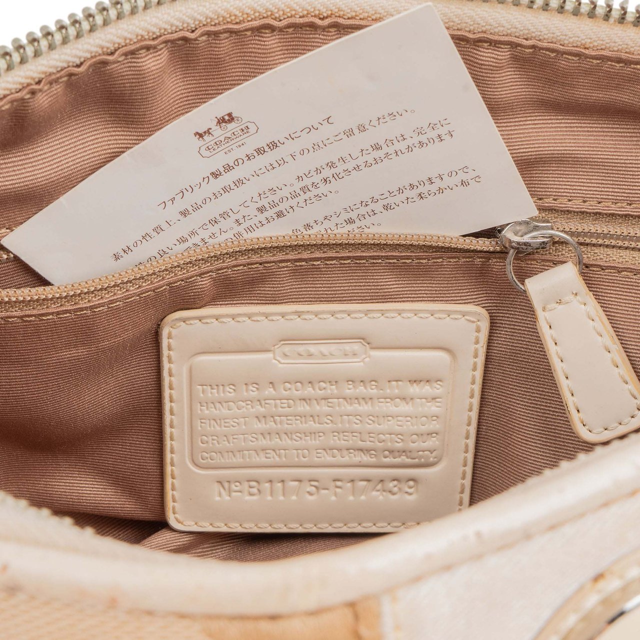 Coach Coach Monogram Demi Handbag Bruin