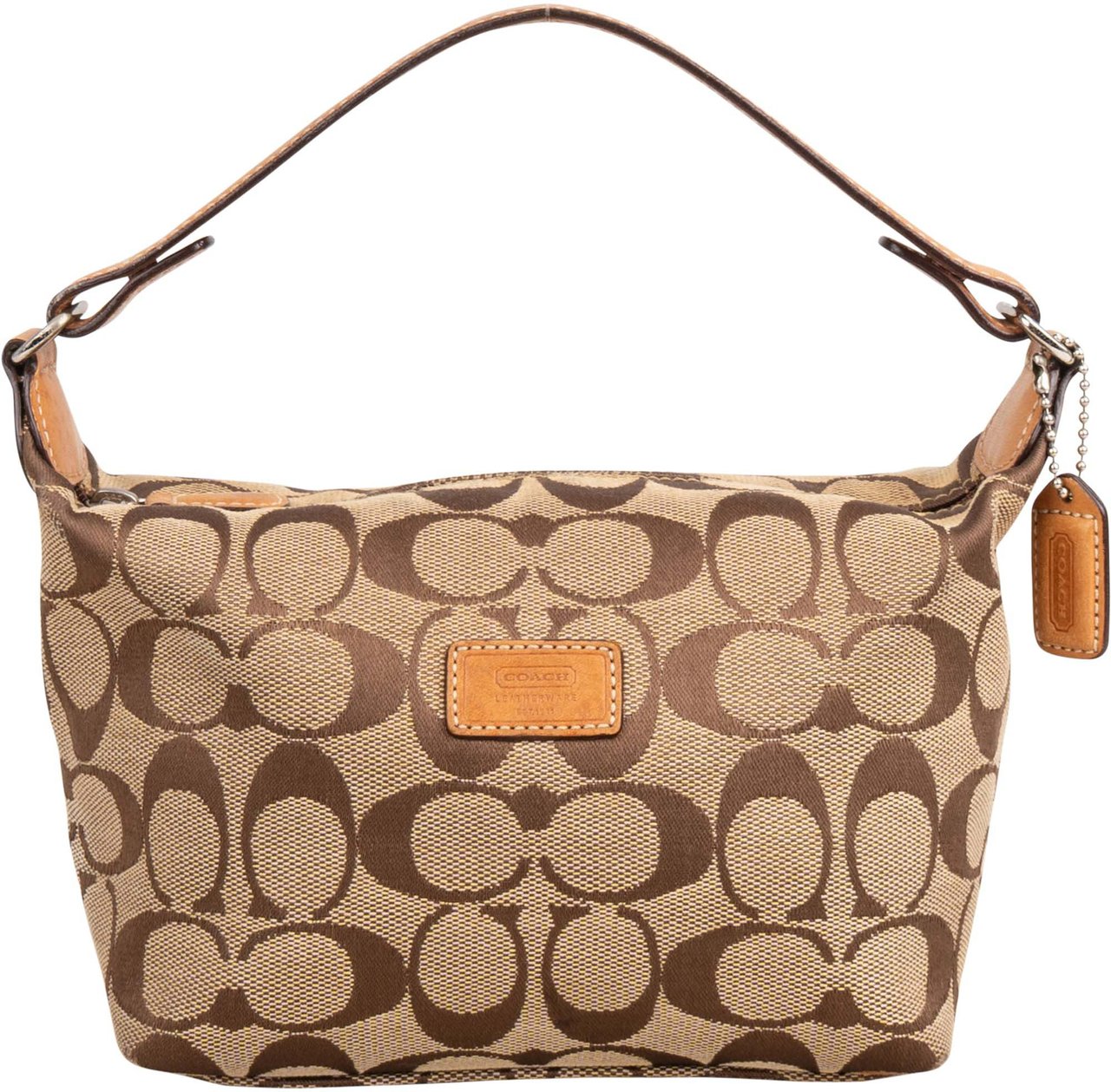 Coach Coach Monogram Demi Mini Handbag Bruin