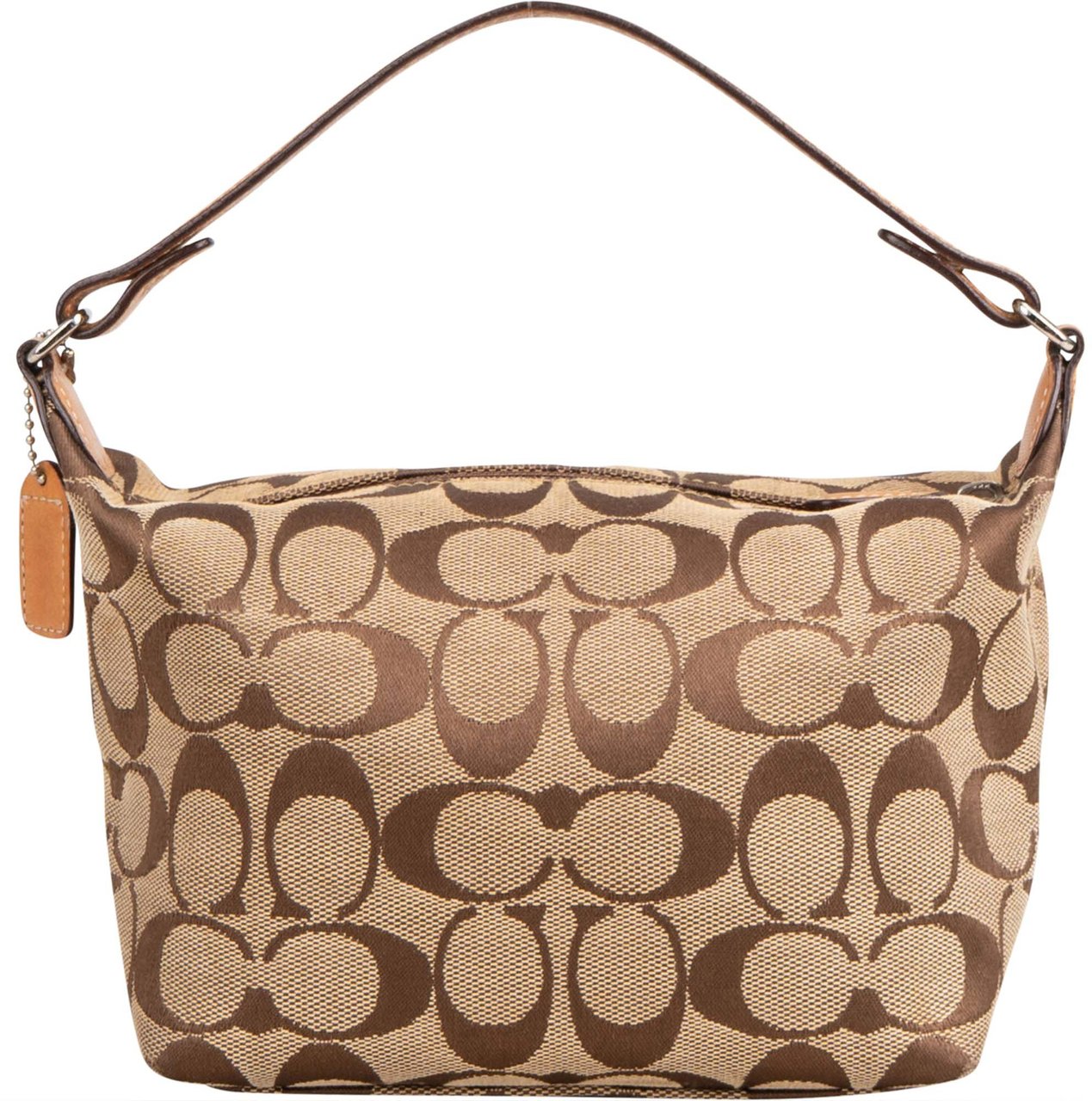 Coach Coach Monogram Demi Mini Handbag Bruin