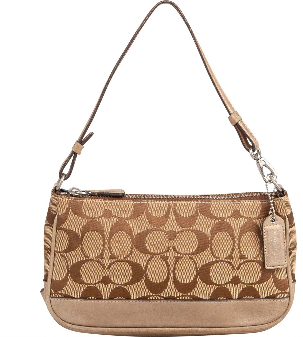 Coach Coach Monogram Mini Handbag Bruin