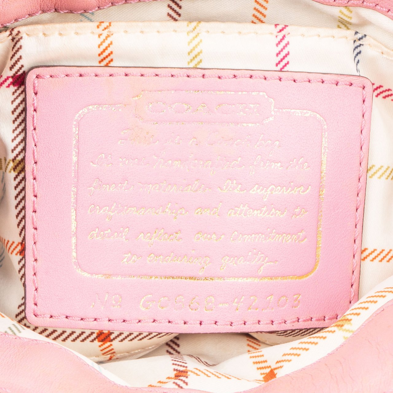 Coach Coach Monogram Mini Handbag Bruin