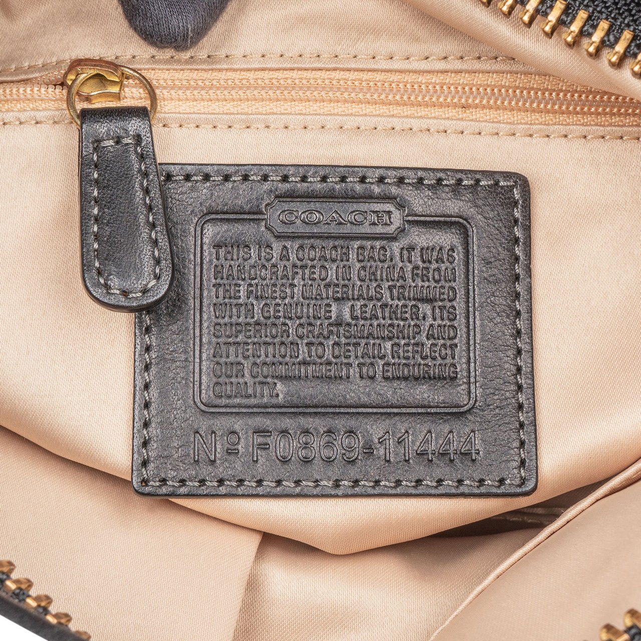 Coach Coach Classic Monogram Shoulder Bag Bruin