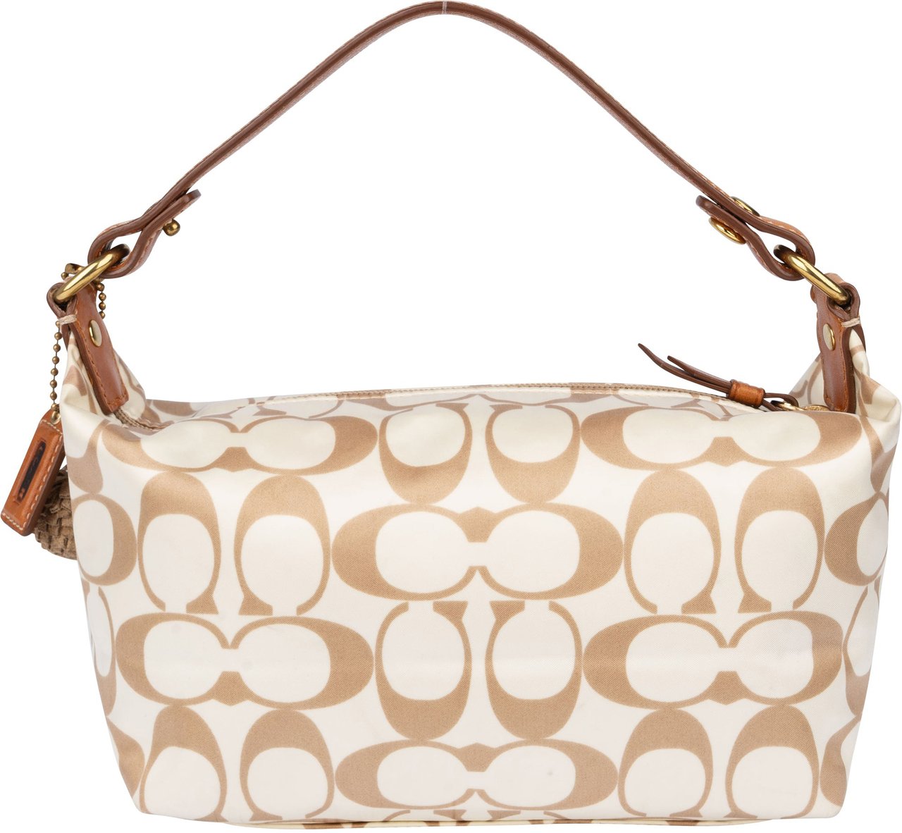 Coach Monogram Mini Handbag Wit