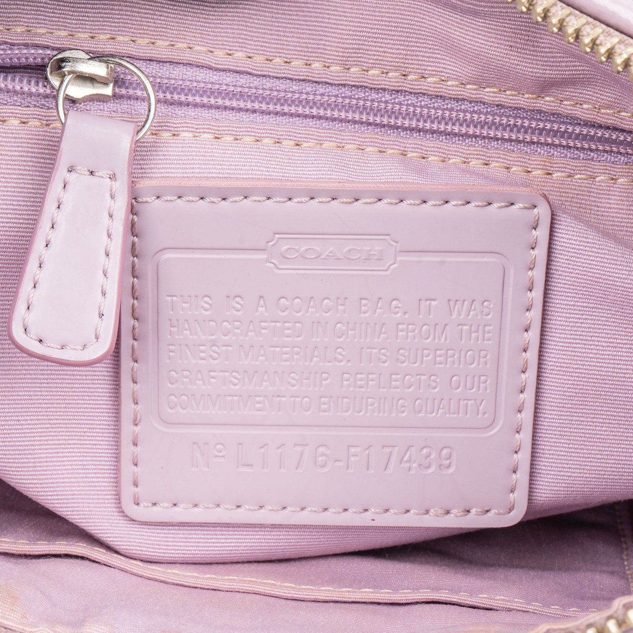 Coach Coach Monogram Handbag Beige