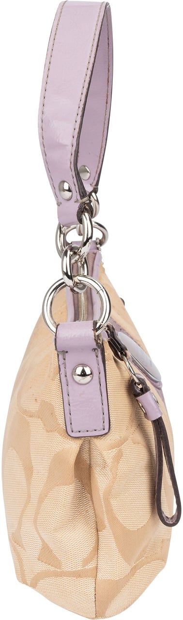 Coach Coach Monogram Handbag Beige