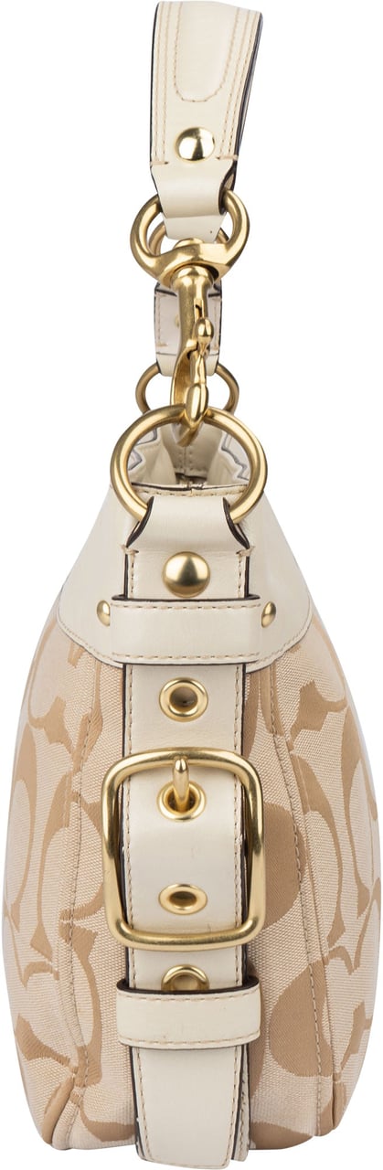 Coach Coach Classic Monogram Handbag Beige