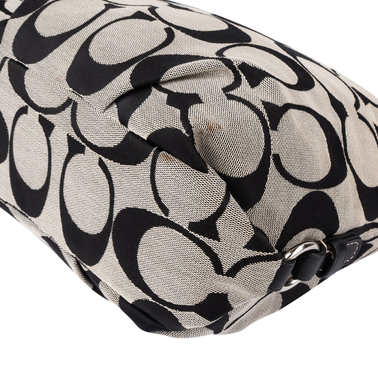 Coach Coach Big Monogram Shoulder Bag Zwart