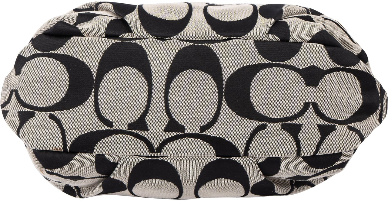 Coach Coach Big Monogram Shoulder Bag Zwart