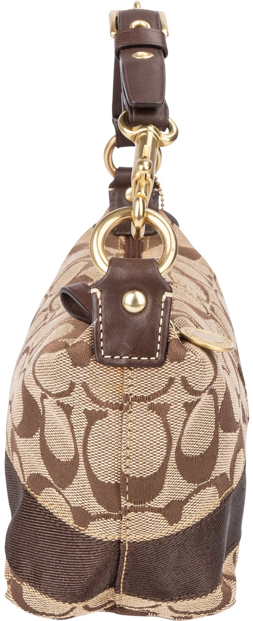 Coach Coach Monogram Mini Handbag Bruin