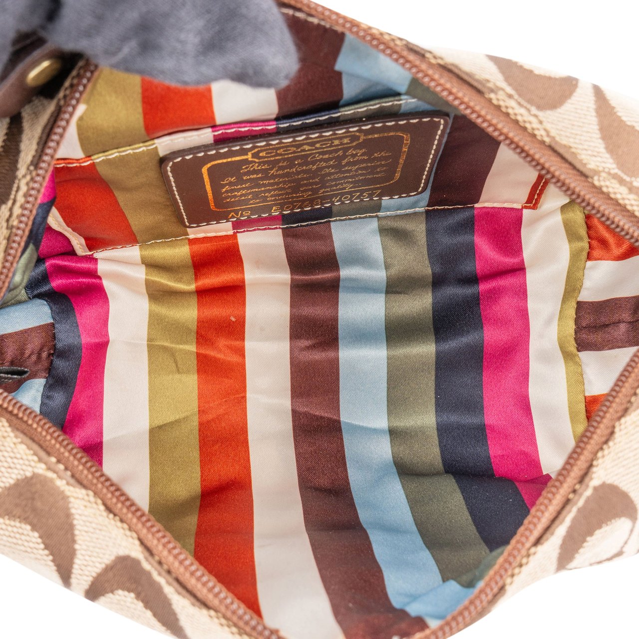 Coach Coach Monogram Mini Handbag Bruin