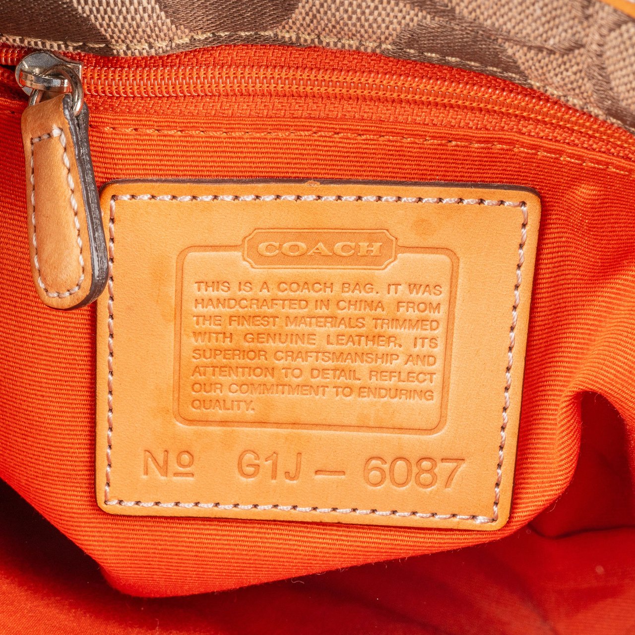 Coach Coach Monogram Mini Handbag Bruin