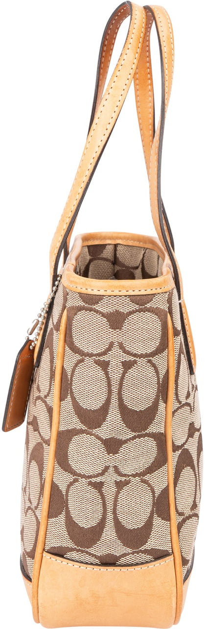 Coach Monogram Mini Handbag Bruin