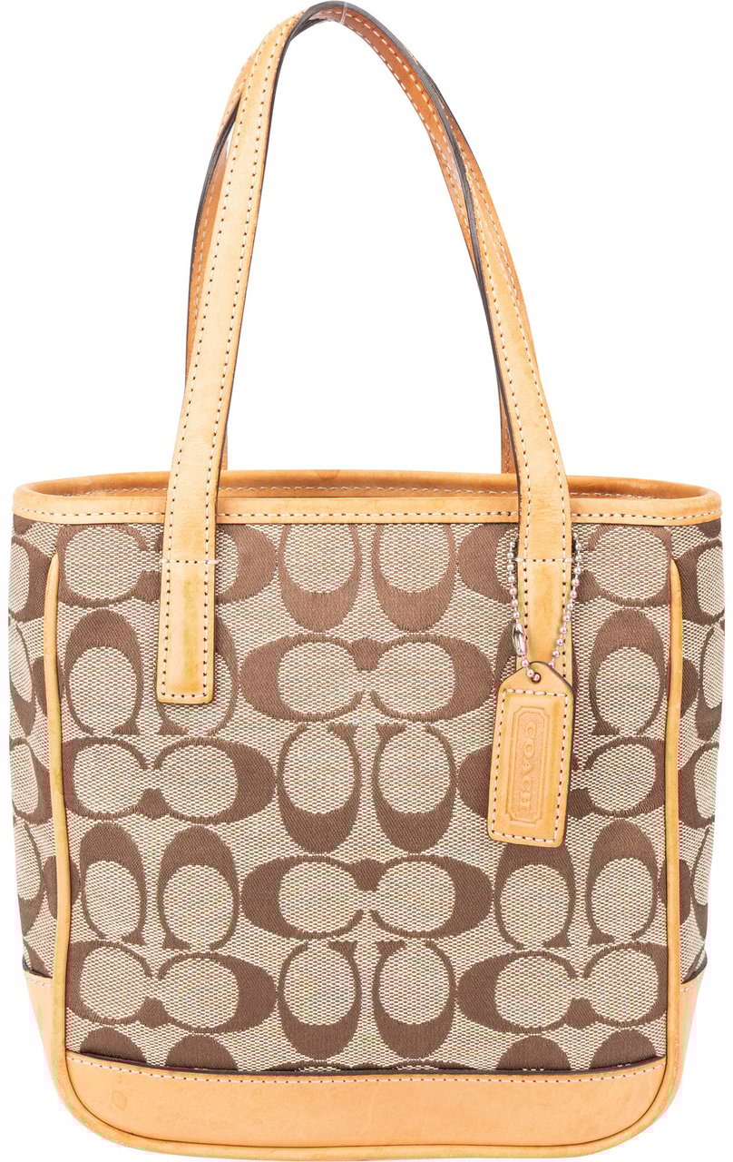 Coach Coach Monogram Mini Handbag Bruin