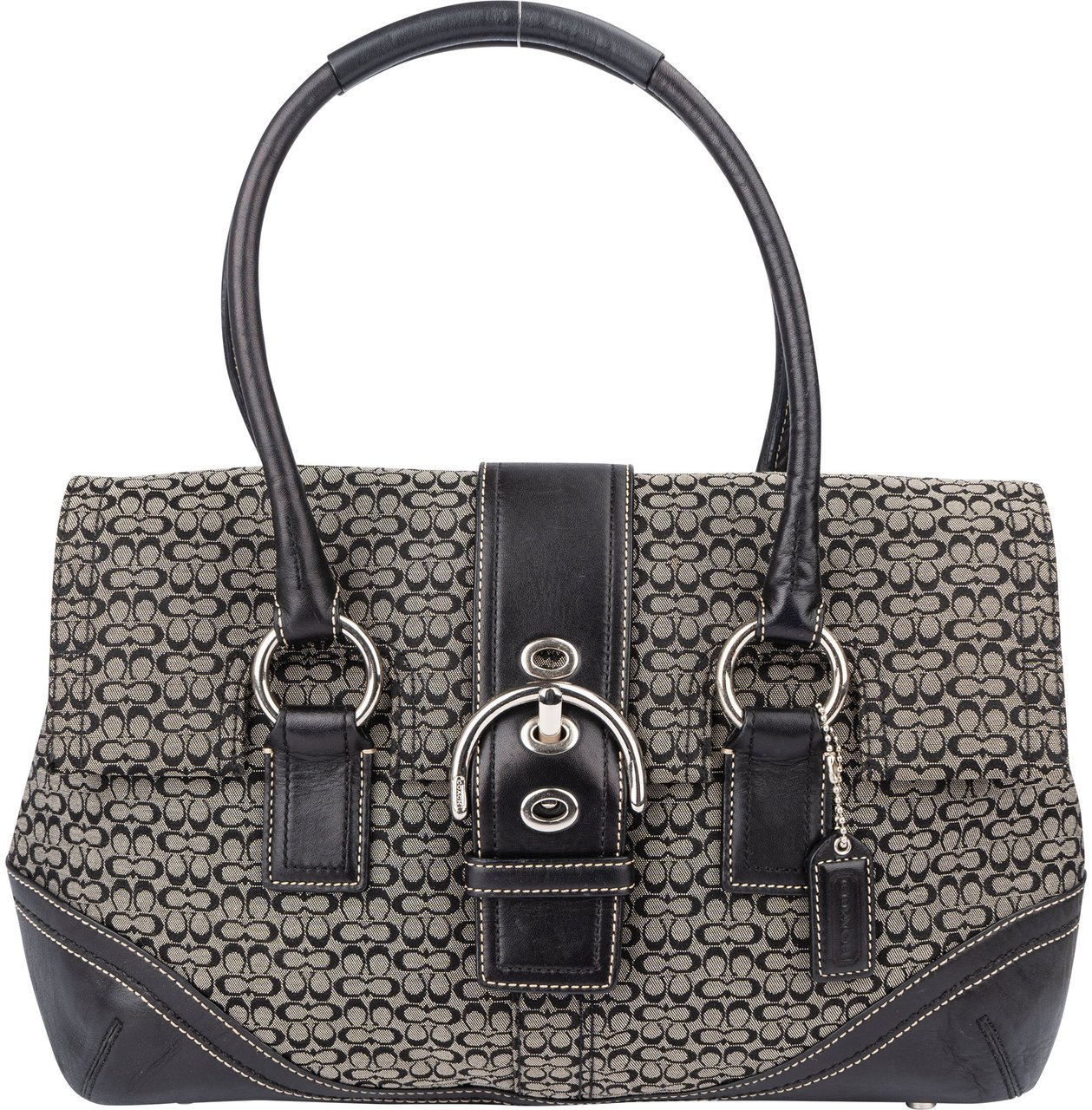 Coach Coach Mini Monogram Handbag Zwart