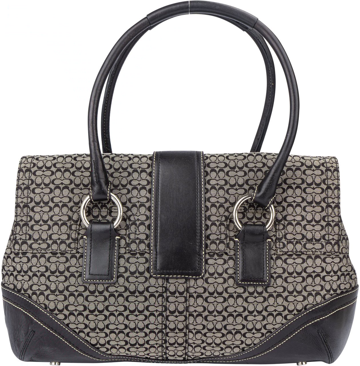 Coach Coach Mini Monogram Handbag Zwart
