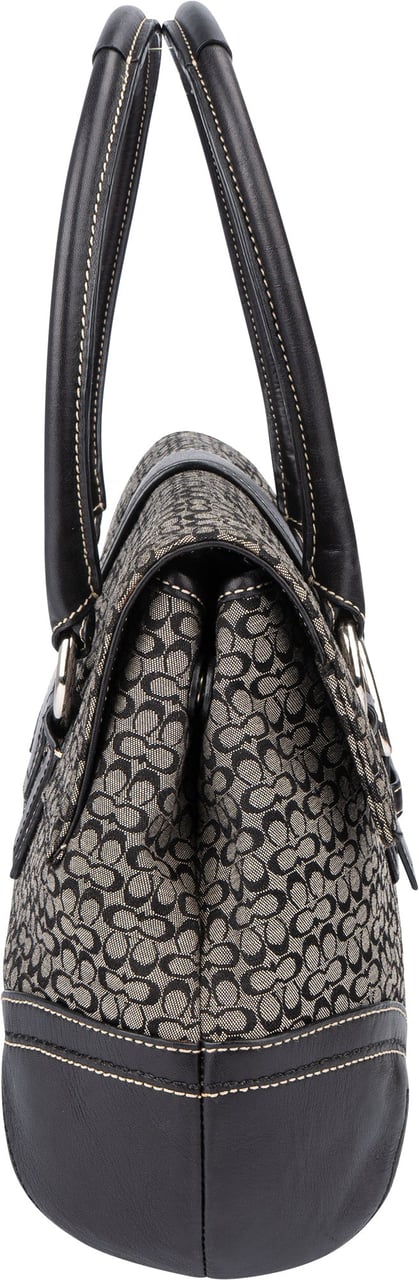 Coach Coach Mini Monogram Handbag Zwart