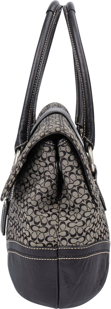 Coach Coach Mini Monogram Handbag Zwart