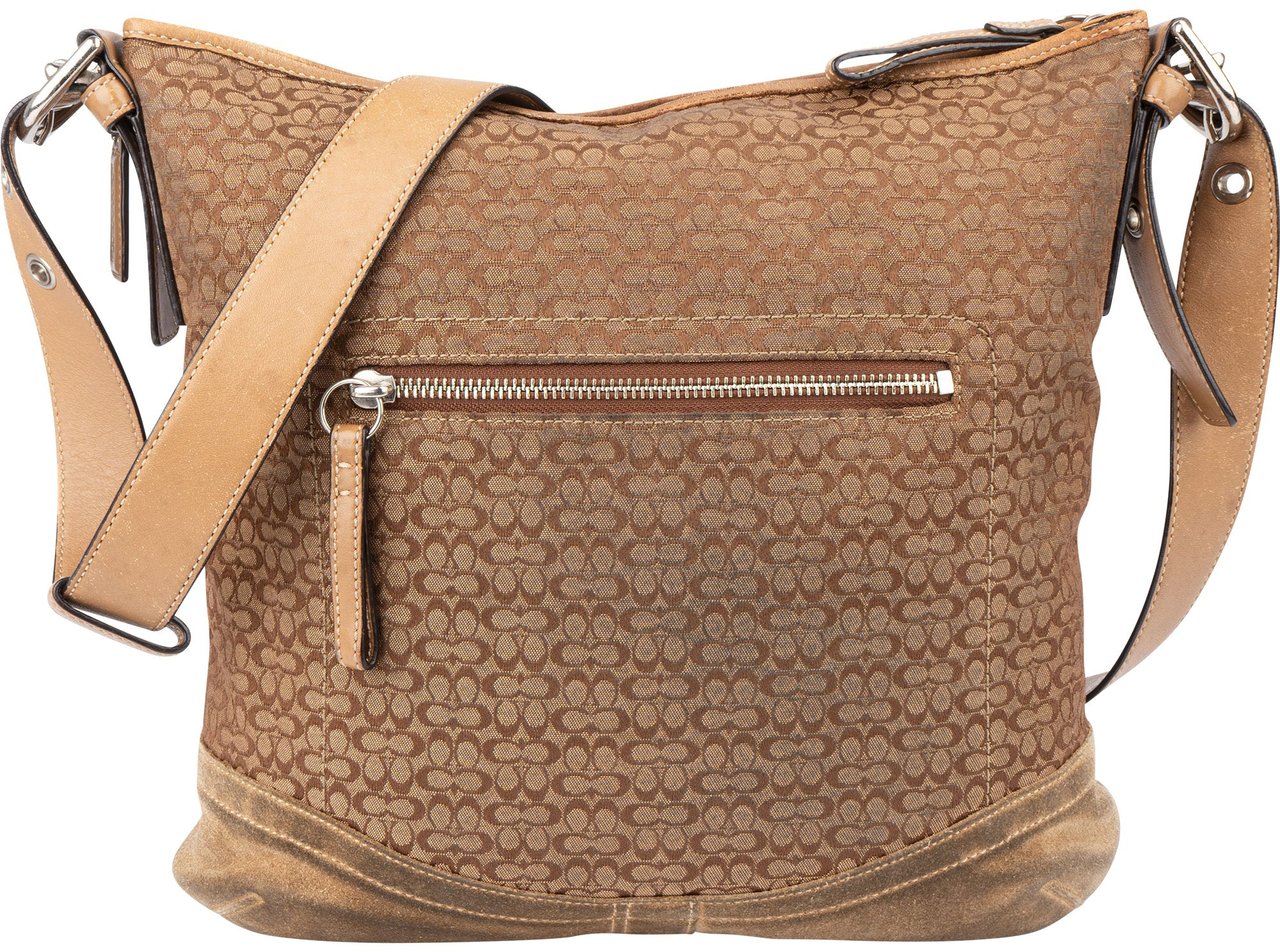 Coach Coach Mini Monogram Crossbody Bag Bruin