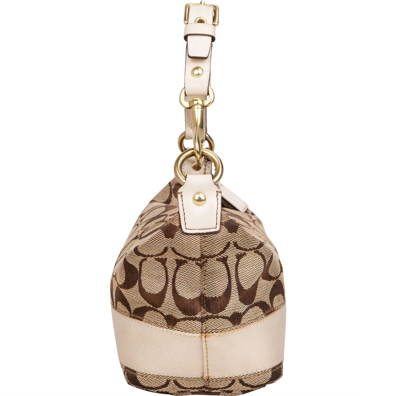 Coach Coach Monogram Mini Handbag Bruin