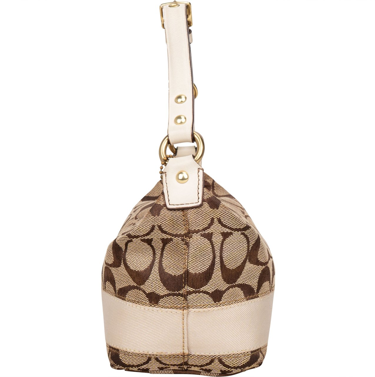 Coach Coach Monogram Mini Handbag Bruin