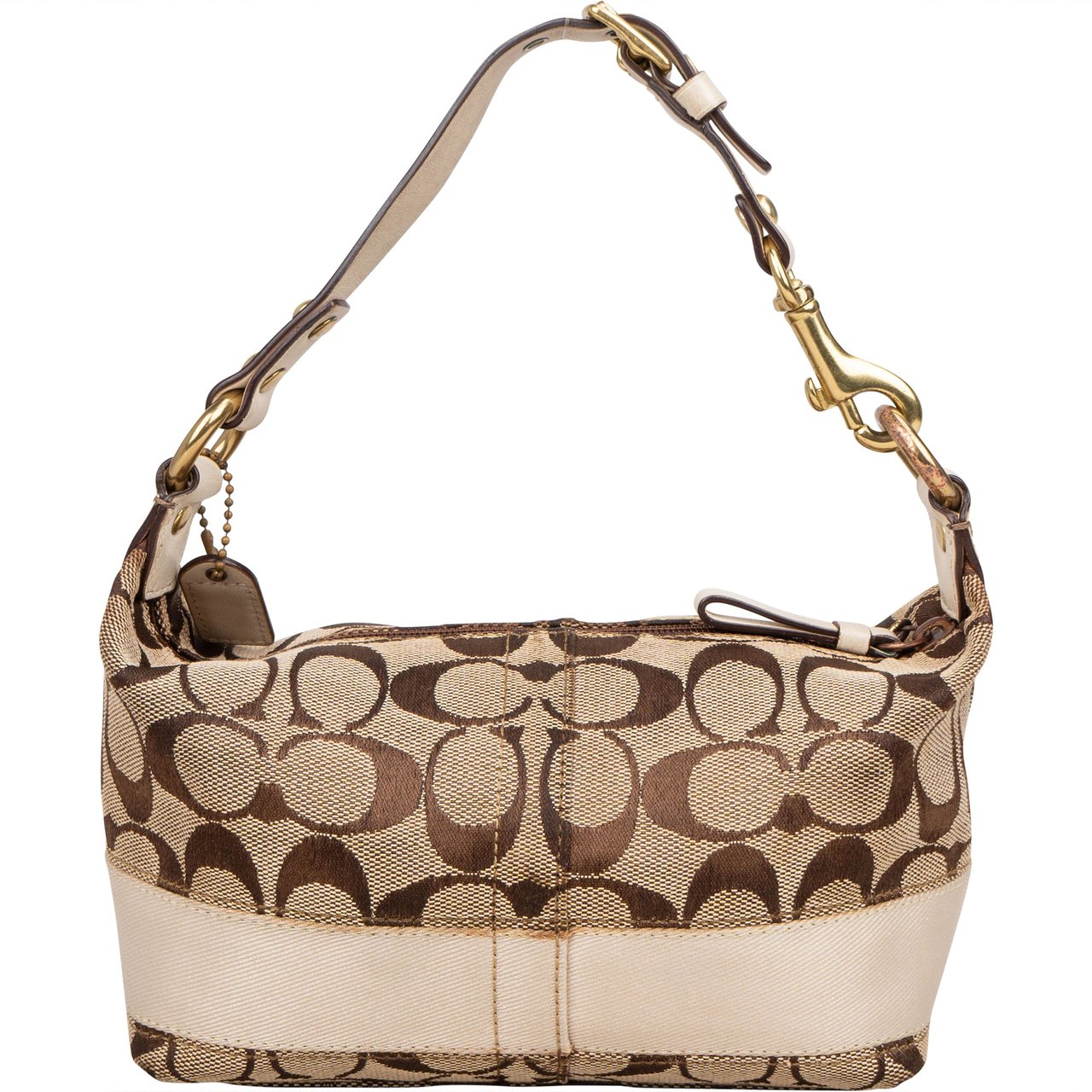 Coach Coach Monogram Mini Handbag Bruin