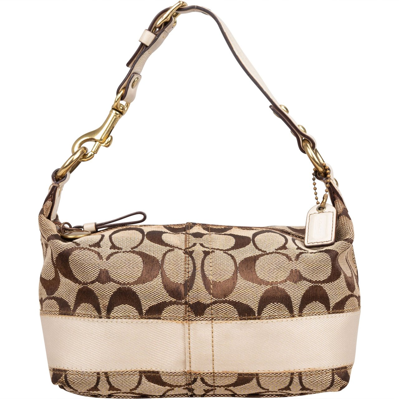 Coach Coach Monogram Mini Handbag Bruin