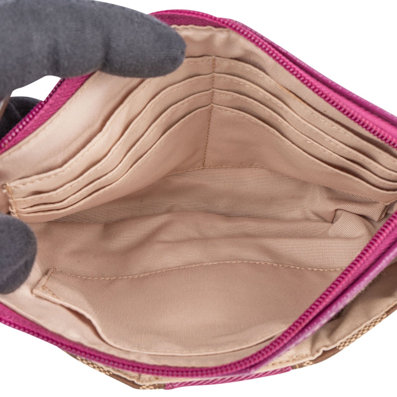 Coach Coach Monogram Mini Shoulder Bag Bruin