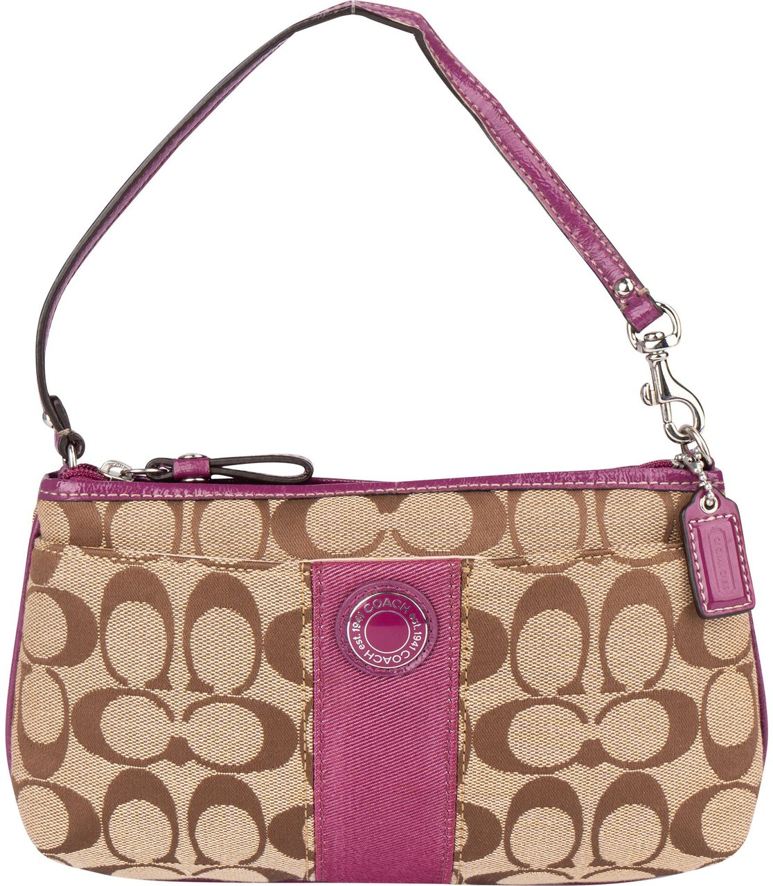 Coach Coach Monogram Mini Shoulder Bag Bruin