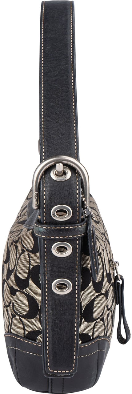 Coach Coach Monogram Shoulder Bag Zwart