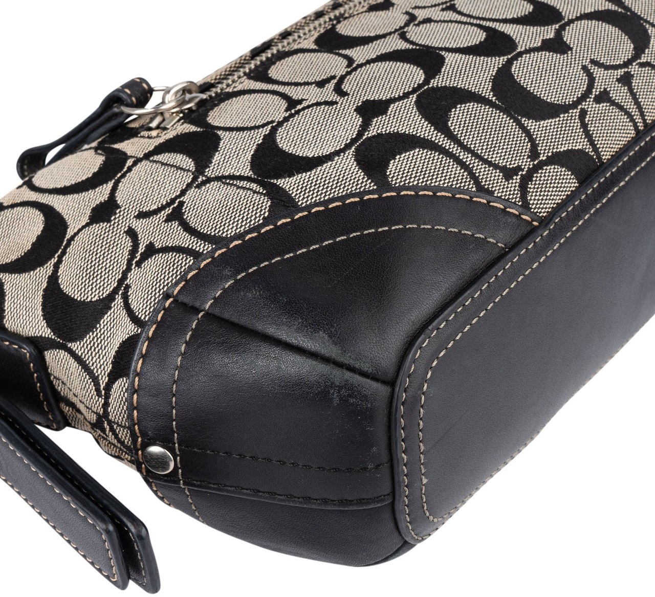 Coach Coach Monogram Shoulder Bag Zwart