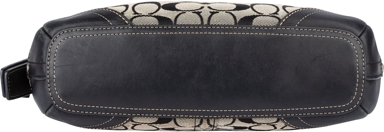 Coach Coach Monogram Shoulder Bag Zwart