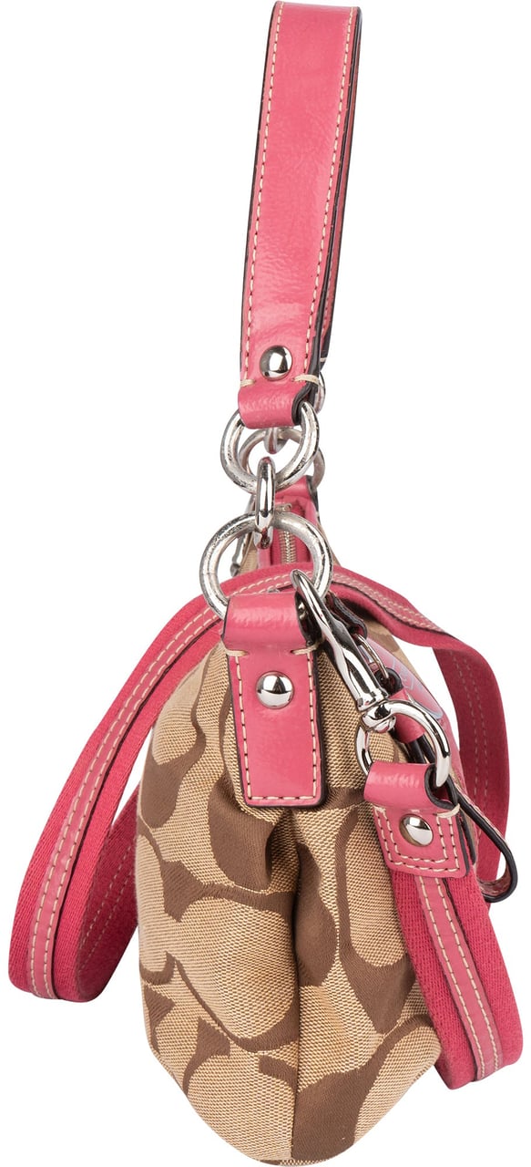 Coach Coach Big Monogram Mini Handbag Bruin