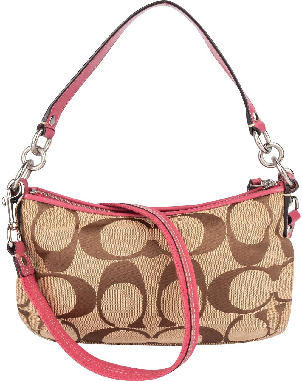 Coach Coach Big Monogram Mini Handbag Bruin