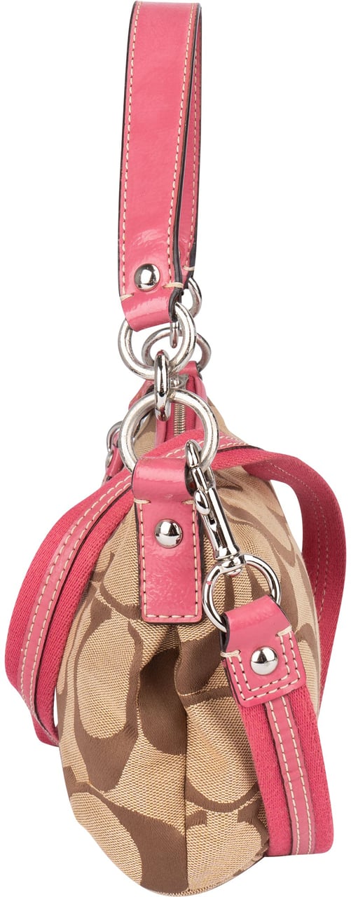 Coach Coach Big Monogram Mini Handbag Bruin