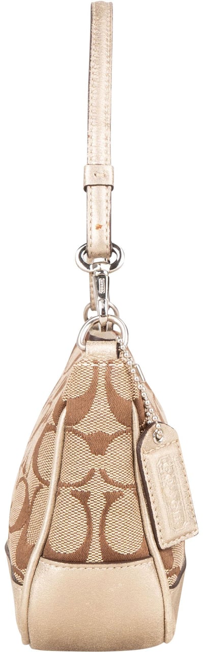 Coach Signature Monogram Handbag Bruin