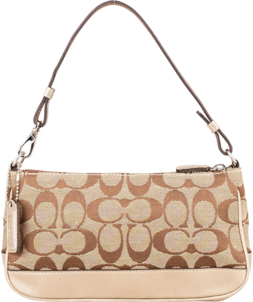 Coach Signature Monogram Handbag Bruin