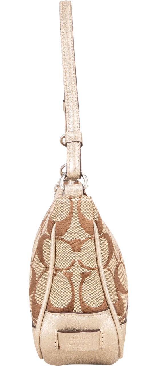 Coach Signature Monogram Handbag Bruin