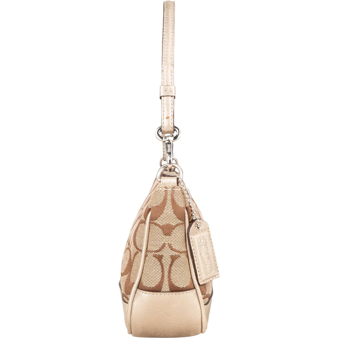 Coach Coach Signature Monogram Handbag Bruin