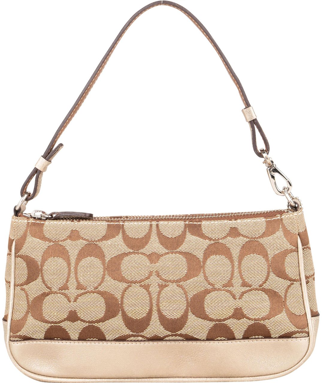 Coach Signature Monogram Handbag Bruin