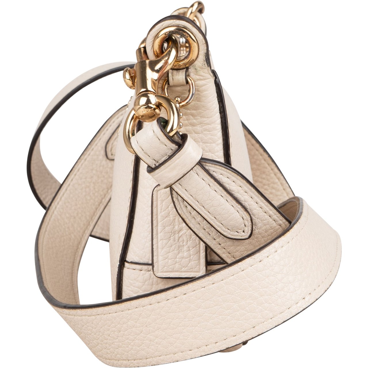 Coach Coach White Leather Crossbody Bag Wit