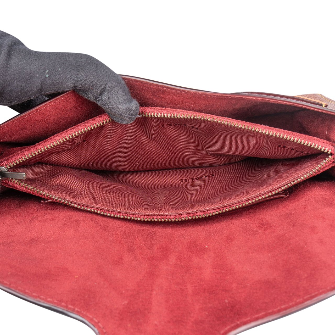 Coach Coach Brown Leather Tabby Shoulder Bag Bruin