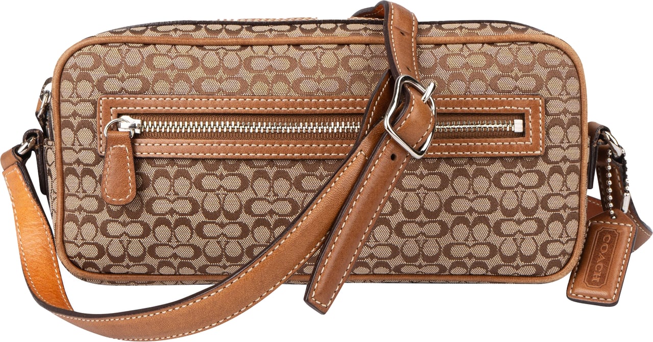 Coach Coach Mini Monogram Crossbody Bag Bruin