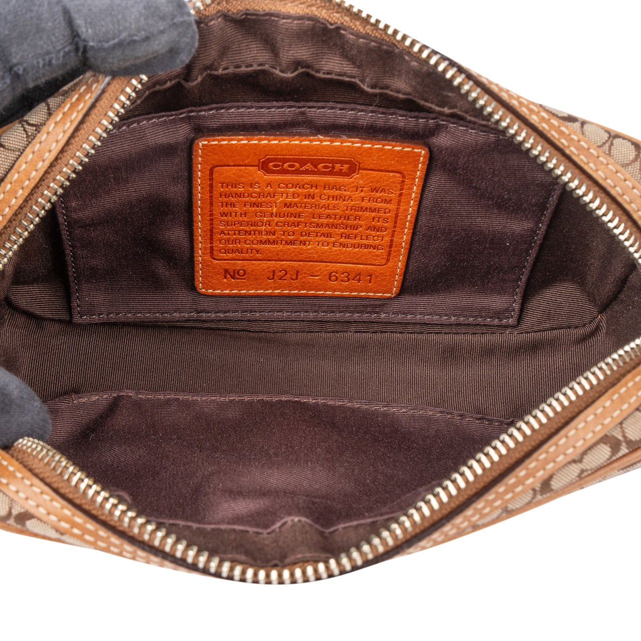 Coach Coach Mini Monogram Crossbody Bag Bruin