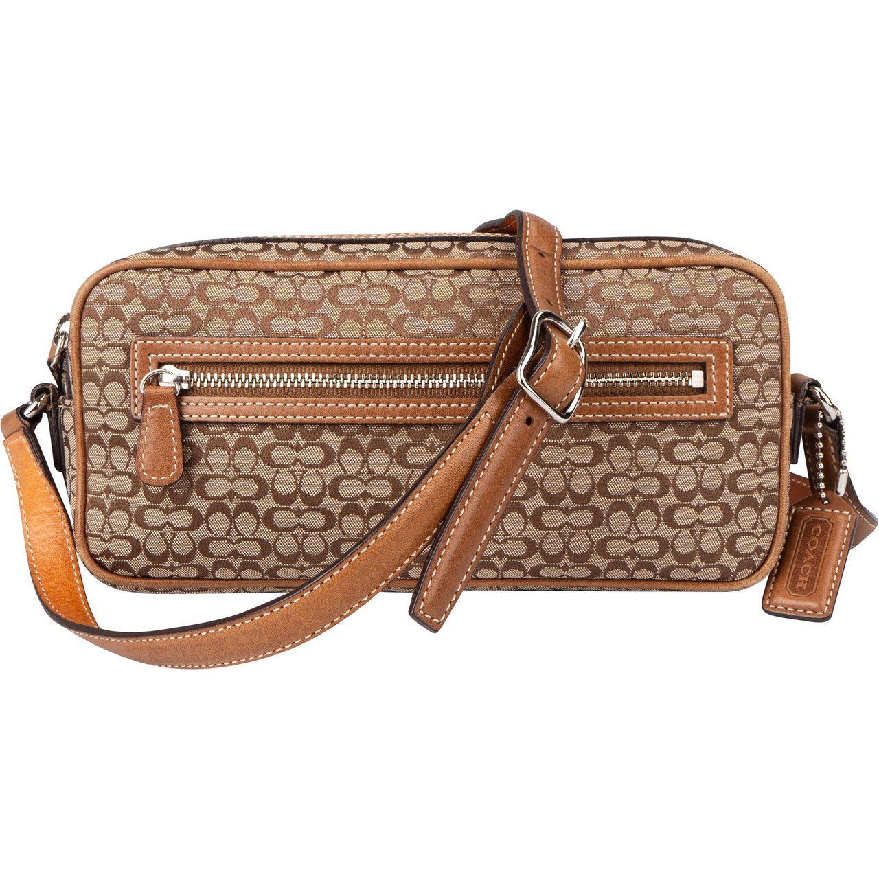 Coach Coach Mini Monogram Crossbody Bag Bruin