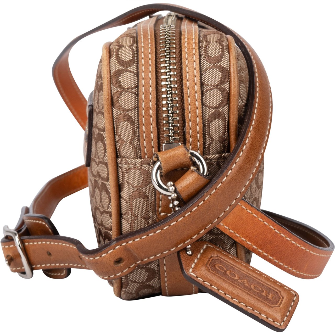 Coach Coach Mini Monogram Crossbody Bag Bruin